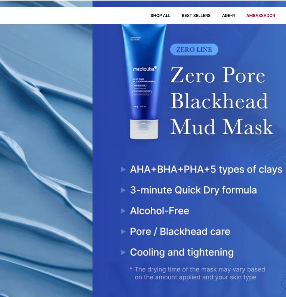 Zero Pore Blackhead Mud Mask